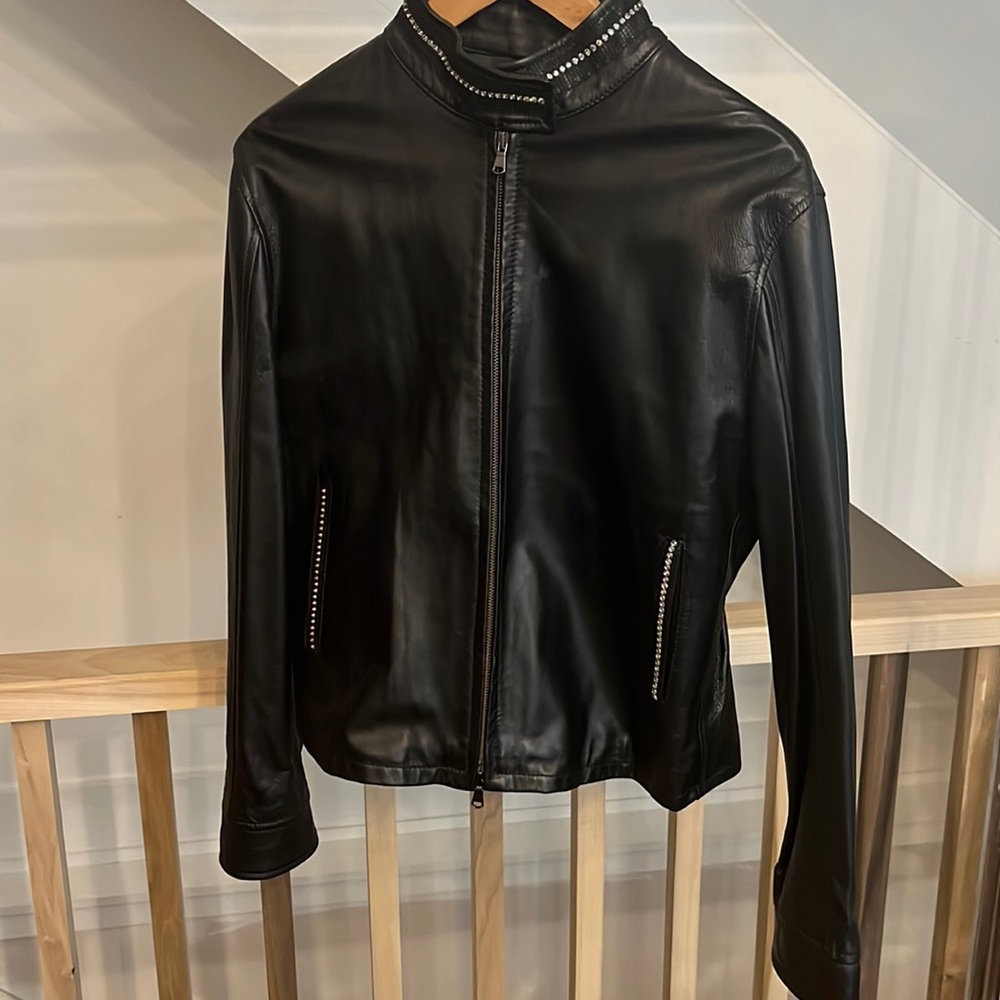 💯 Leather Jacket Brand New Tags attached